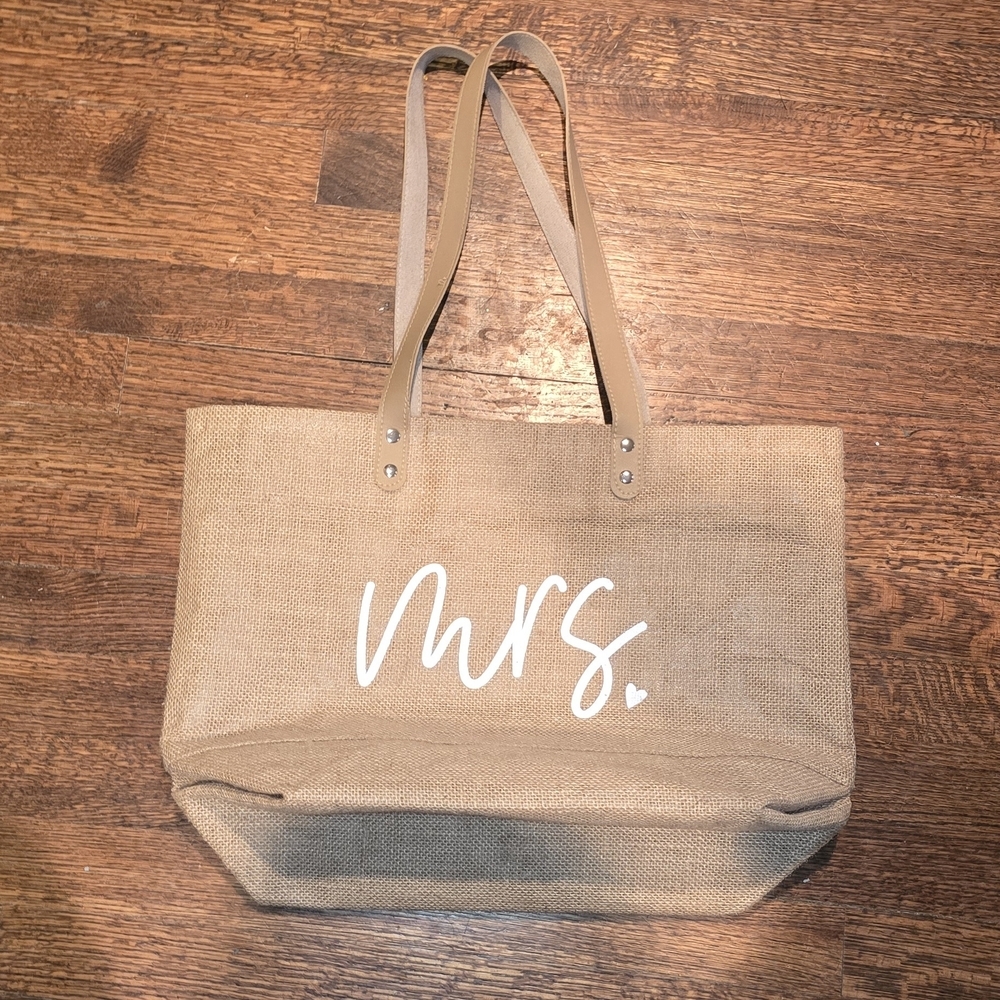 Tan Tote Bag